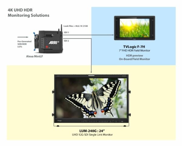 10 4K UHD HDR Monitoring Option 2 24 Inches