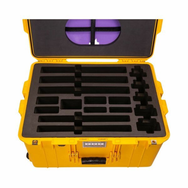 Hard Case For 3x Pro Data, 2x 16 MacBook Pros and Accessories (Yellow) Online Buy Dubai UAE 3