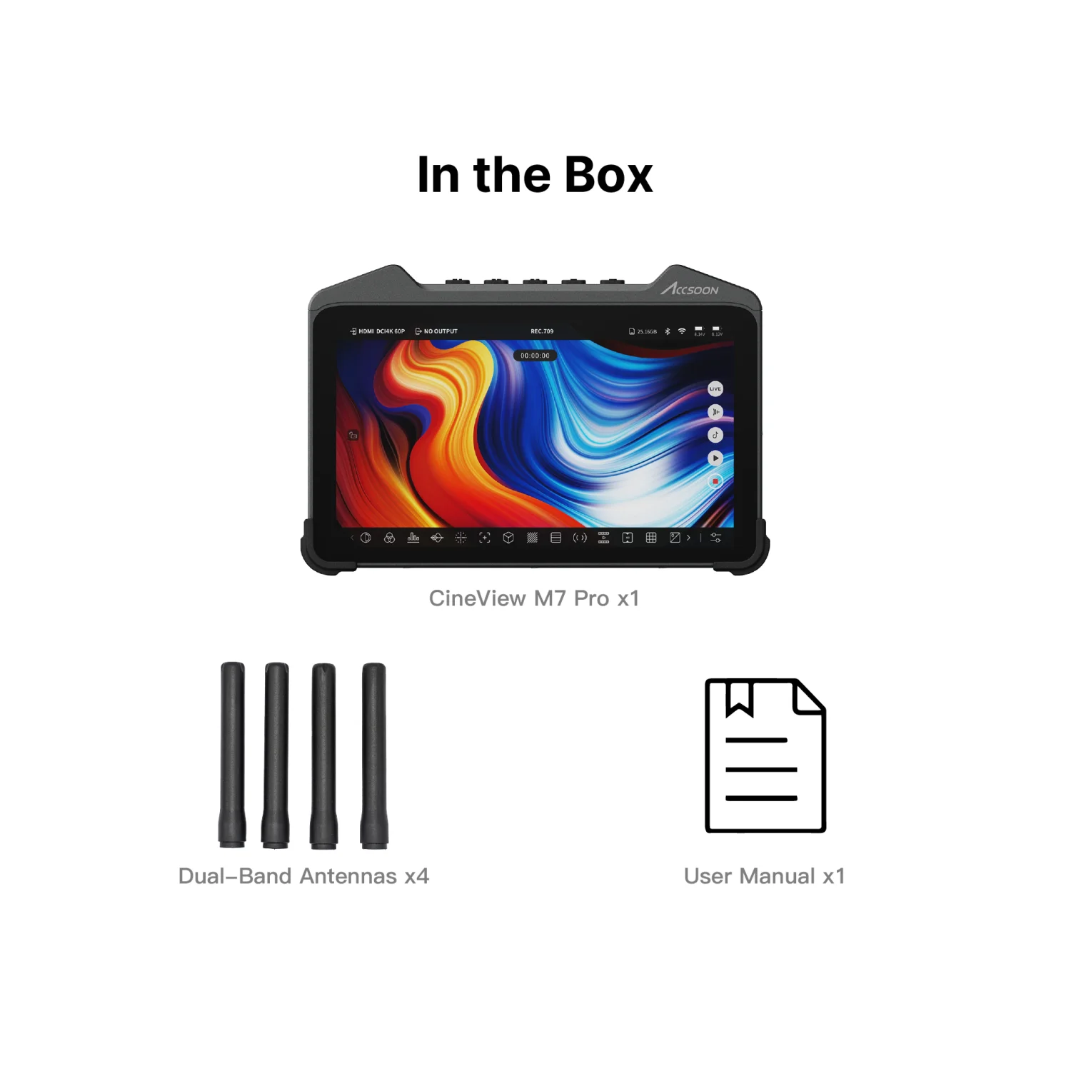 Accsoon CineView M7 Pro 7" All-in-One TX/RX Wireless Monitor view 3