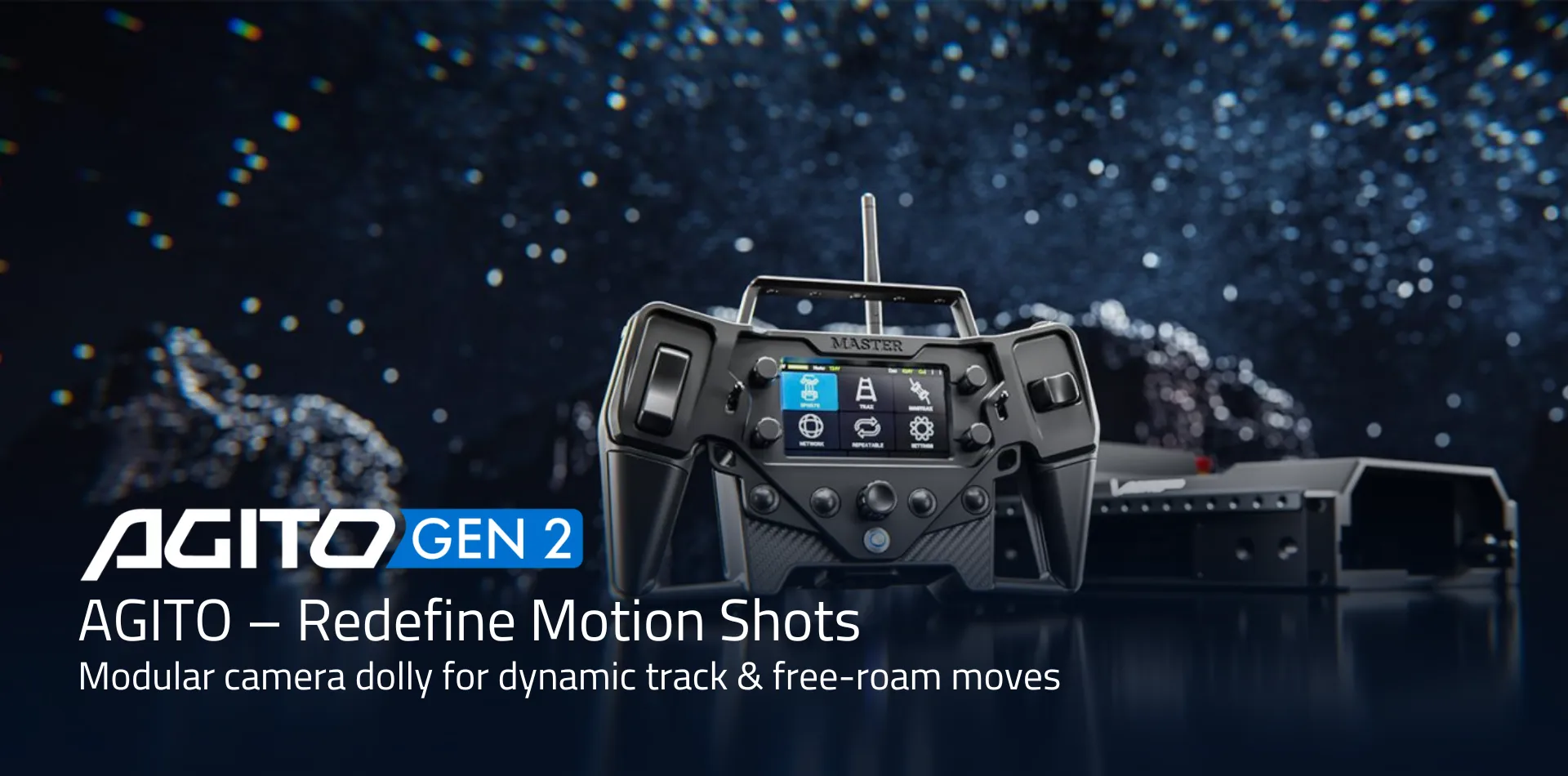 AGITO – Redefine Motion Shots - Modular camera dolly for dynamic track & free-roam moves