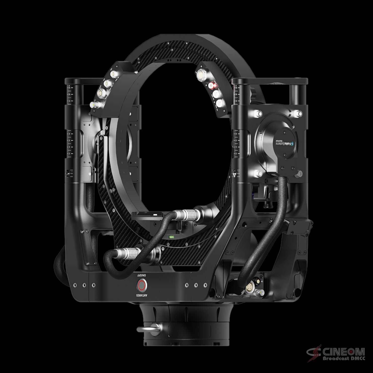FoMa Antares 11″ Hollow Axle 3 Axis Stabilized Remote Head for Cinema