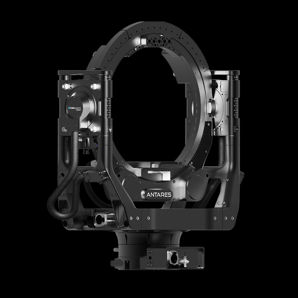 FoMa-Antares-Stabilized-Remote-Head-12-inches-Slip-Ring-Fibre-SDI-front-view-left FoMa Antares Stabilized Remote Head 12 inches Slip Ring Fibre SDI front view left