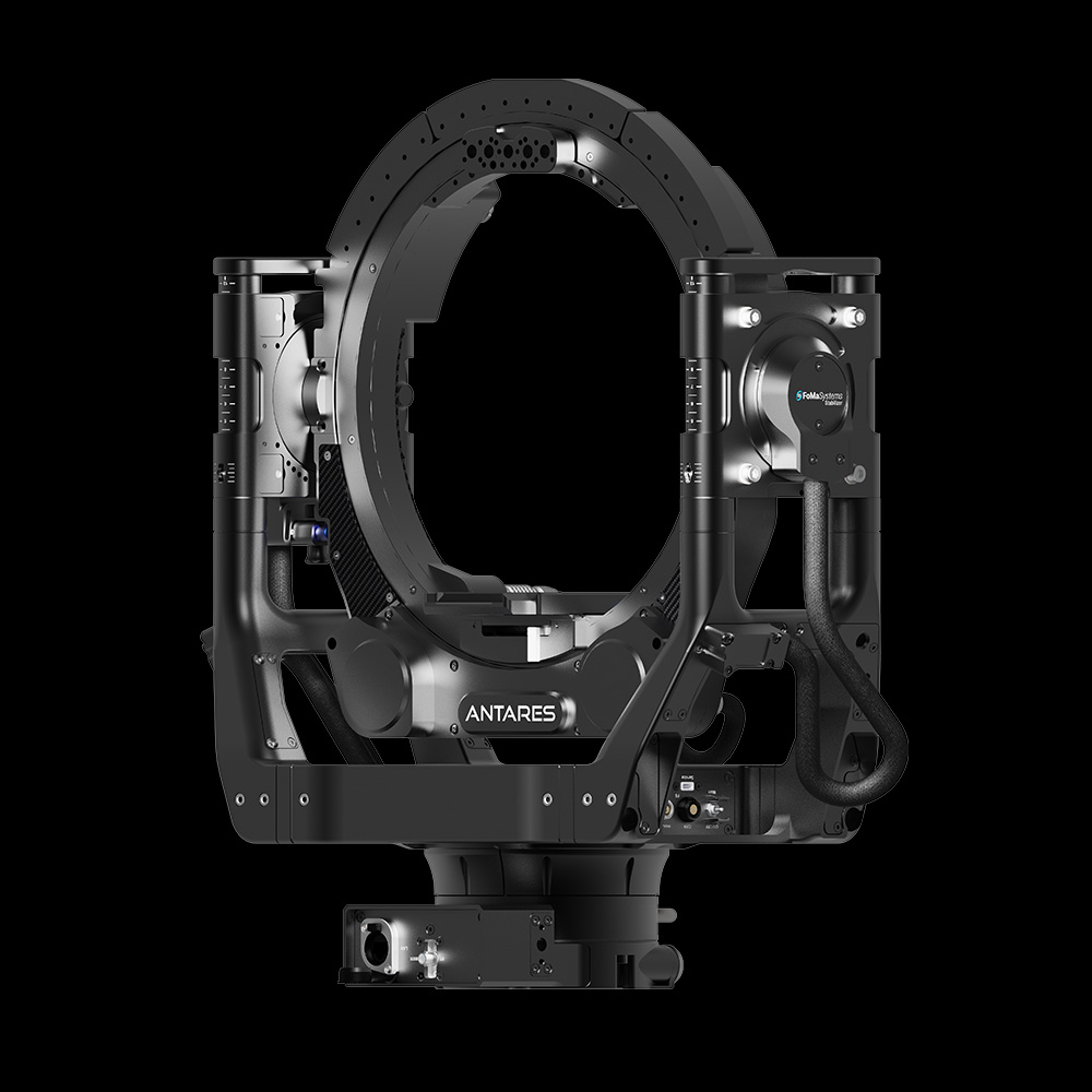 FoMa-Antares-Stabilized-Remote-Head-12-inches-Slip-Ring-Fibre-SDI-front-view-right FoMa Antares Stabilized Remote Head 12 inches Slip Ring Fibre SDI front view right