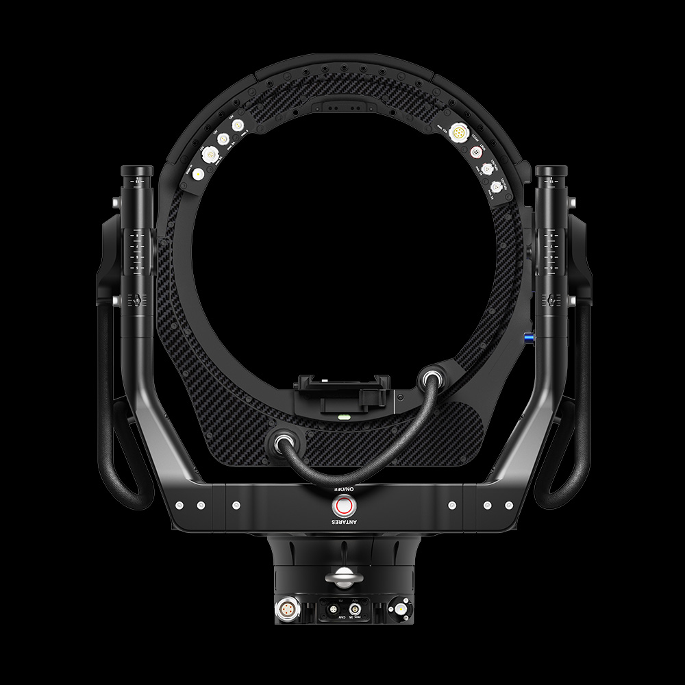 FoMa-Antares-Stabilized-Remote-Head-12-inches-Slip-Ring-SDI-back-view FoMa Antares Stabilized Remote Head 12 inches Slip Ring SDI back view