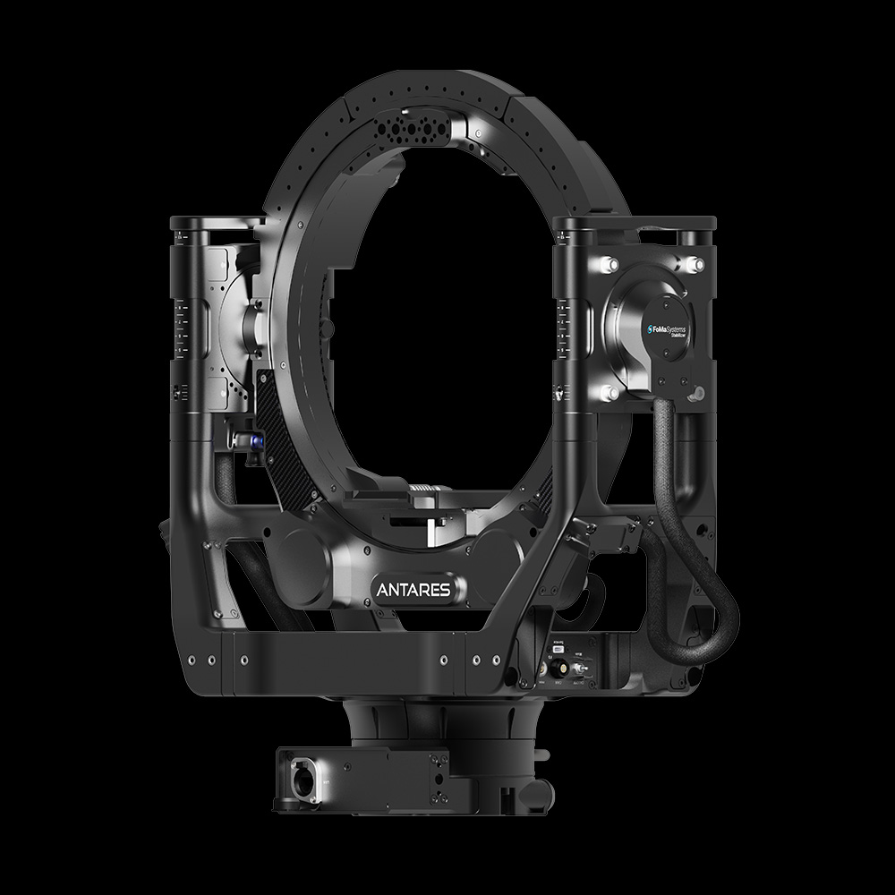 FoMa-Antares-Stabilized-Remote-Head-12-inches-Slip-Ring-SDI-side-view-left FoMa Antares Stabilized Remote Head 12 inches Slip Ring SDI side view left