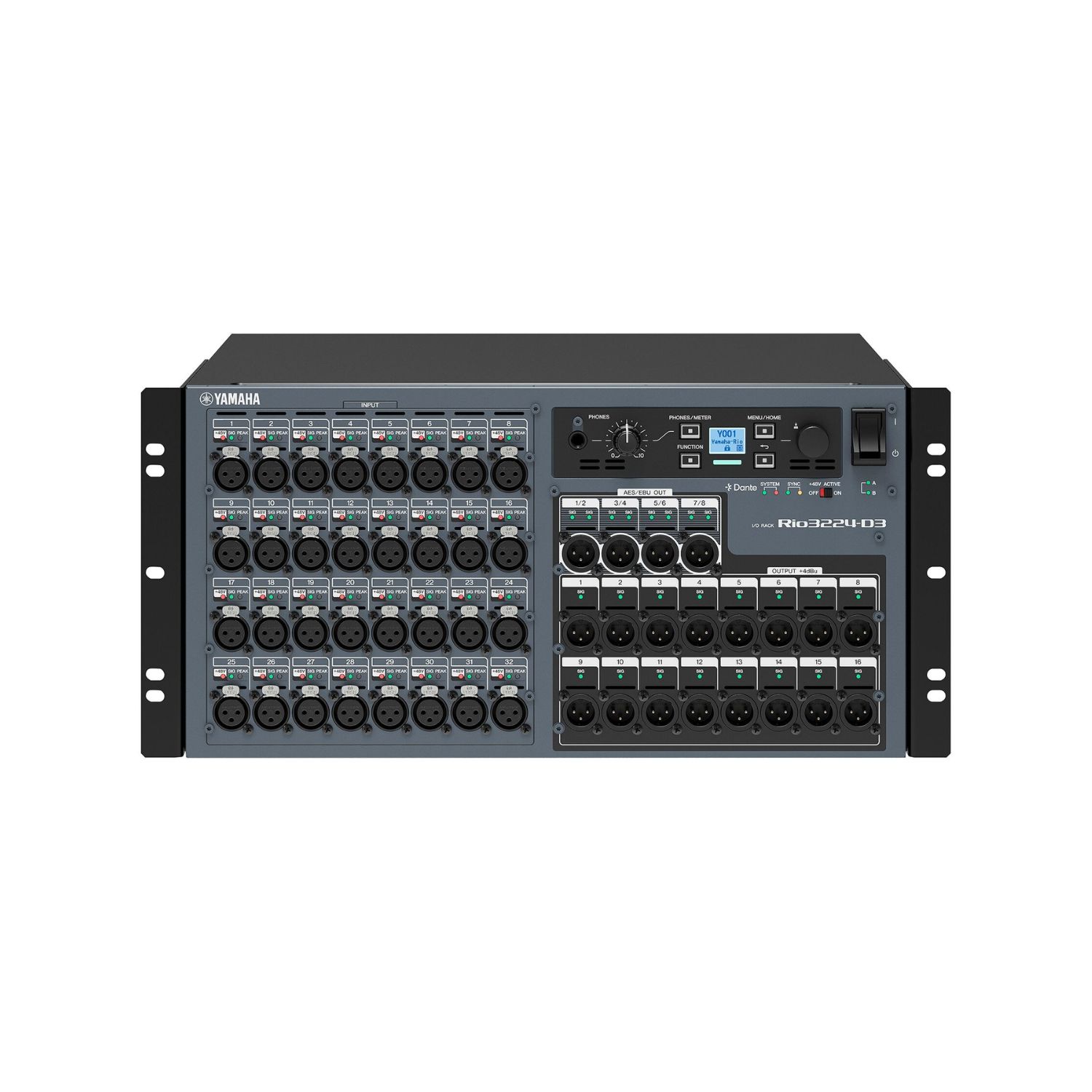 Rio3224 D3 Dante Analog & Digital I O Racks
