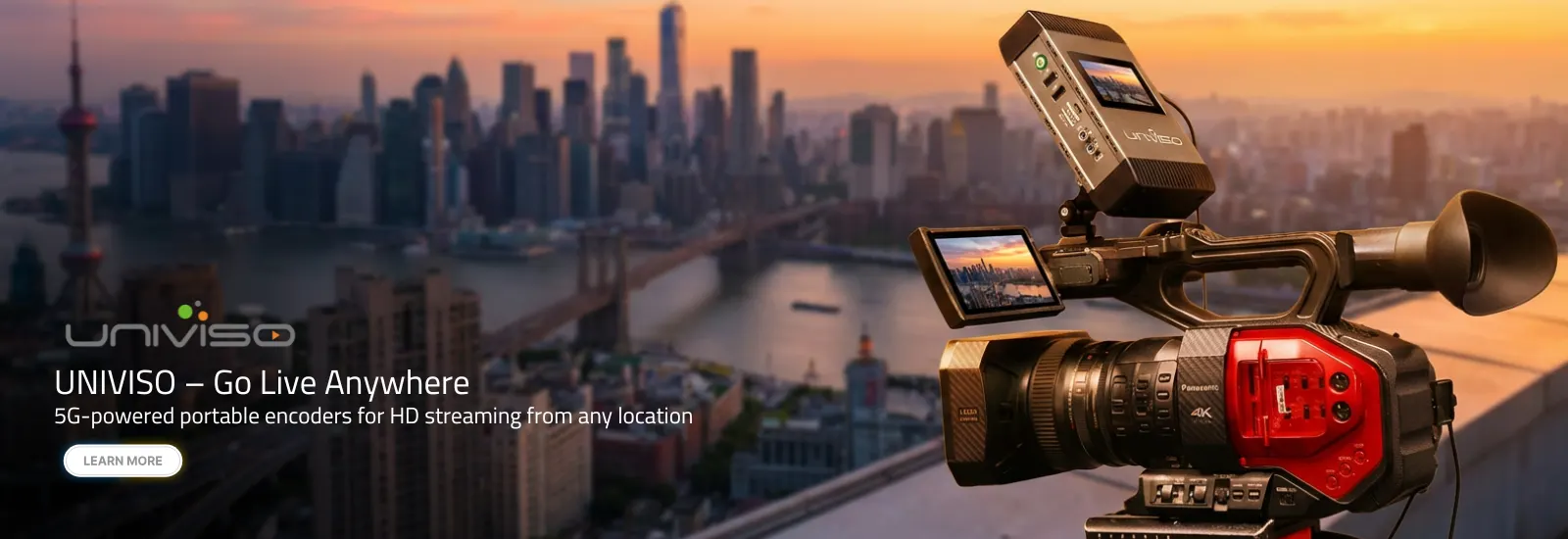 UNIVISO – Go Live Anywhere 5G powered portable encoders for HD streaming Cinome DMCC UAE